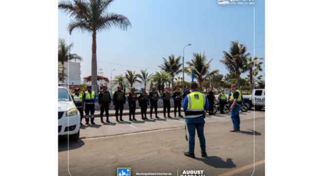 Durante esta actividad se efectuó también el control de identidad en las diferentes zonas