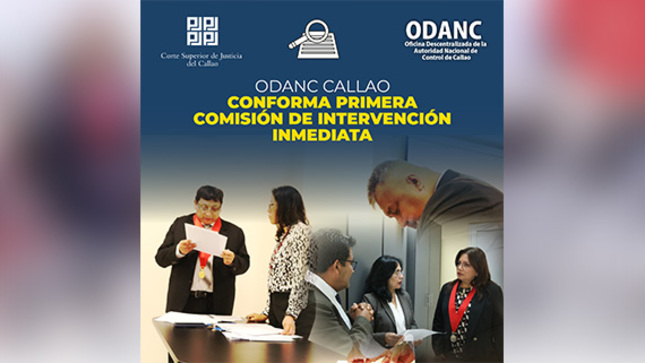 ODANC Callao conformó primera Comisión de Intervención Inmediata