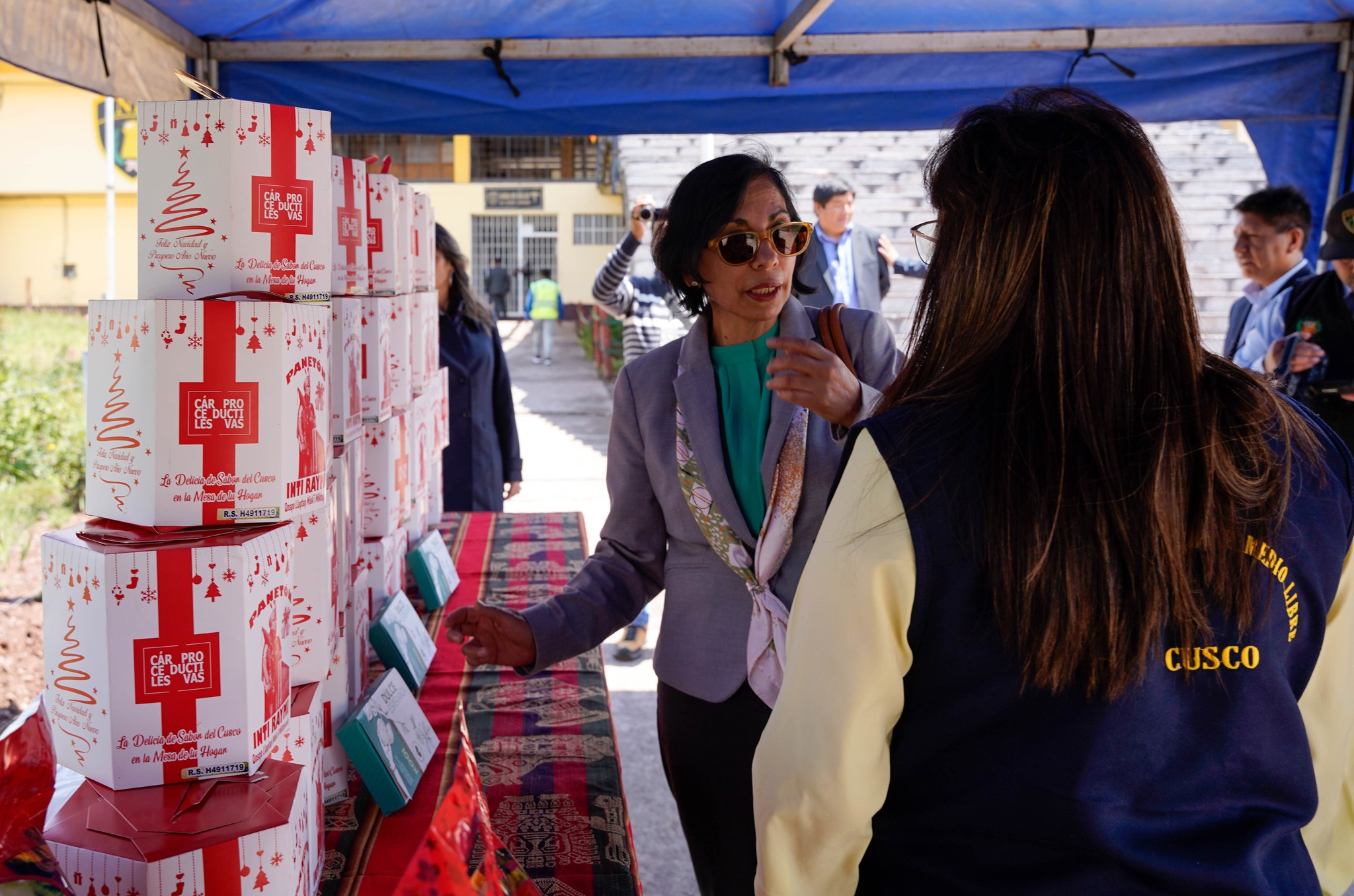 Lanzamiento del "Panetón Inti Raymi" Version 2023 en el Penal de Quenqoro contó con la participación de la Corte de Cusco