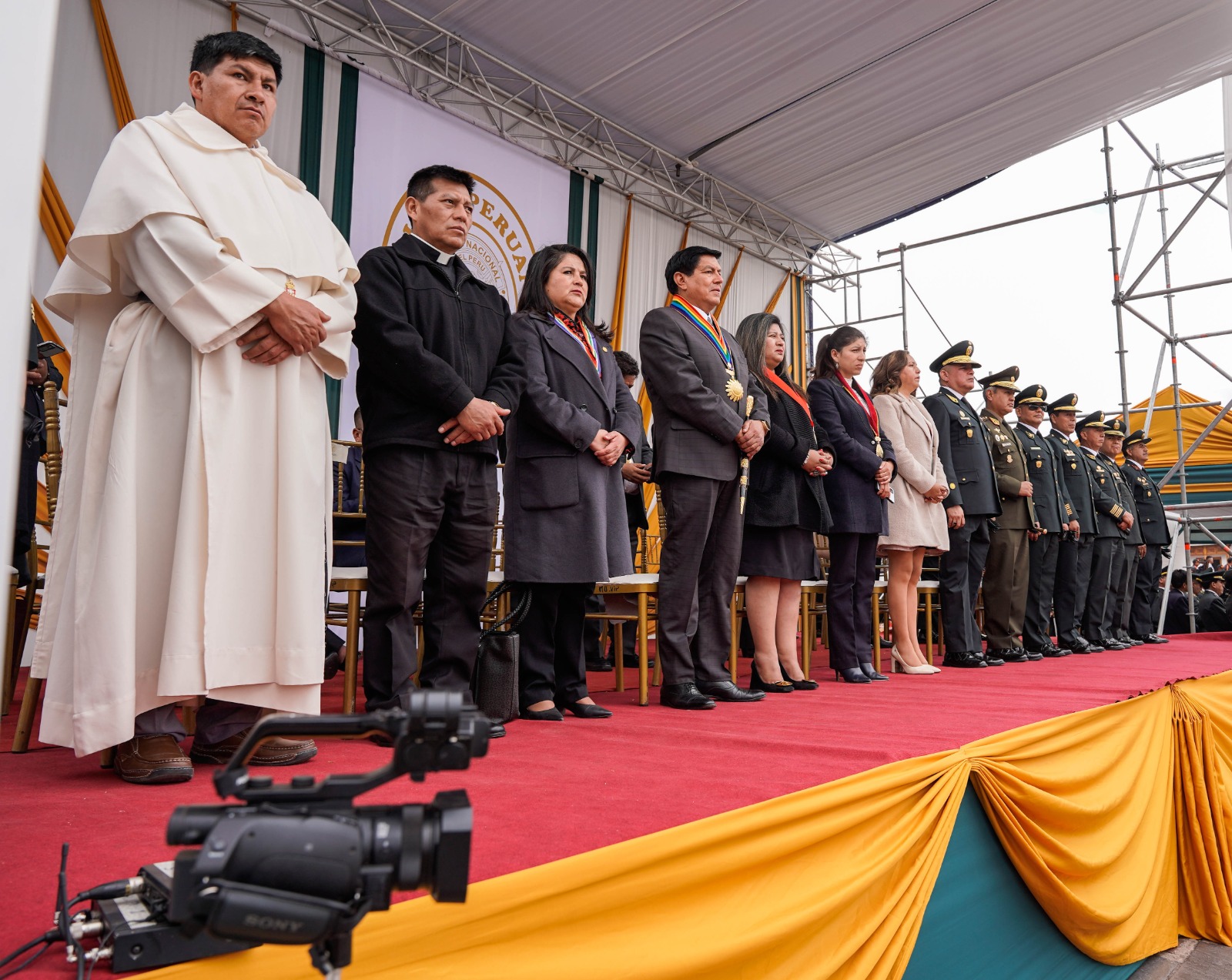 Presidenta de la Corte de Cusco participó de los Actos Celebratorios por el 35° Aniversario de la Policía Nacional del Perú