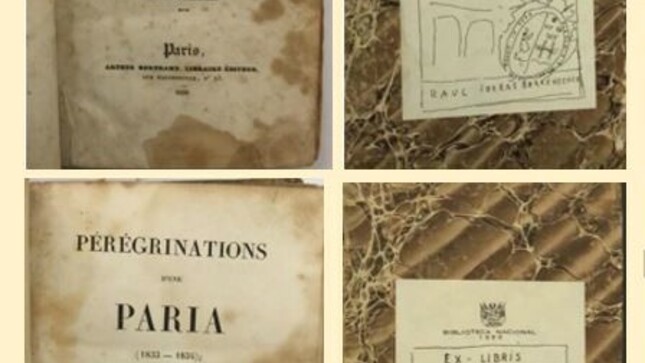 Cultura declaró Patrimonio Cultural de la Nación a dos unidades bibliográficas de la obra “Pérégrinations d’une paria” de Flora Tristán