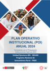 Vista preliminar de documento PLAN OPERATIVO INSTITUCIONAL - POI 2024 - UE 005-PNSR