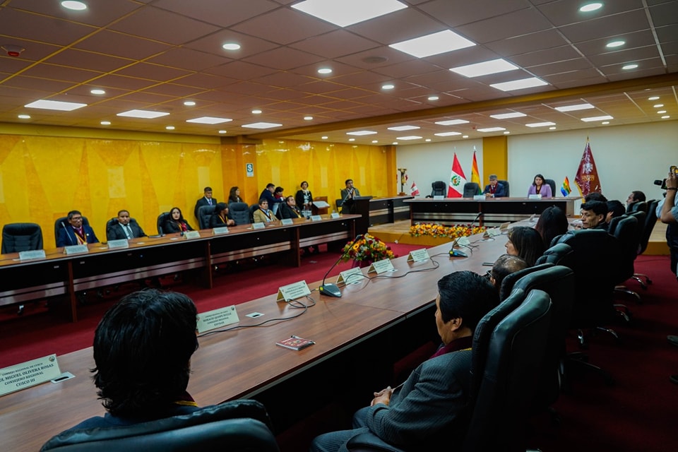Presidenta de la Corte de Cusco participó en la Juramentación de la Nueva Mesa Directiva del Consejo Regional 2024