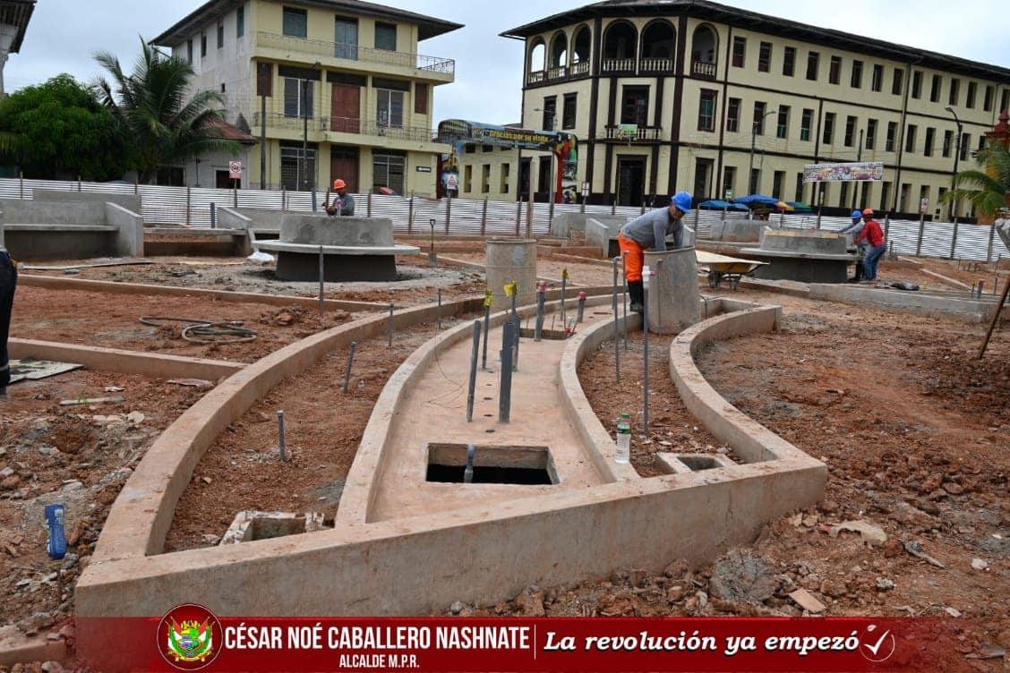 Imágenes sobre el Avance en Obra de la Plaza San Francisco de Asís
