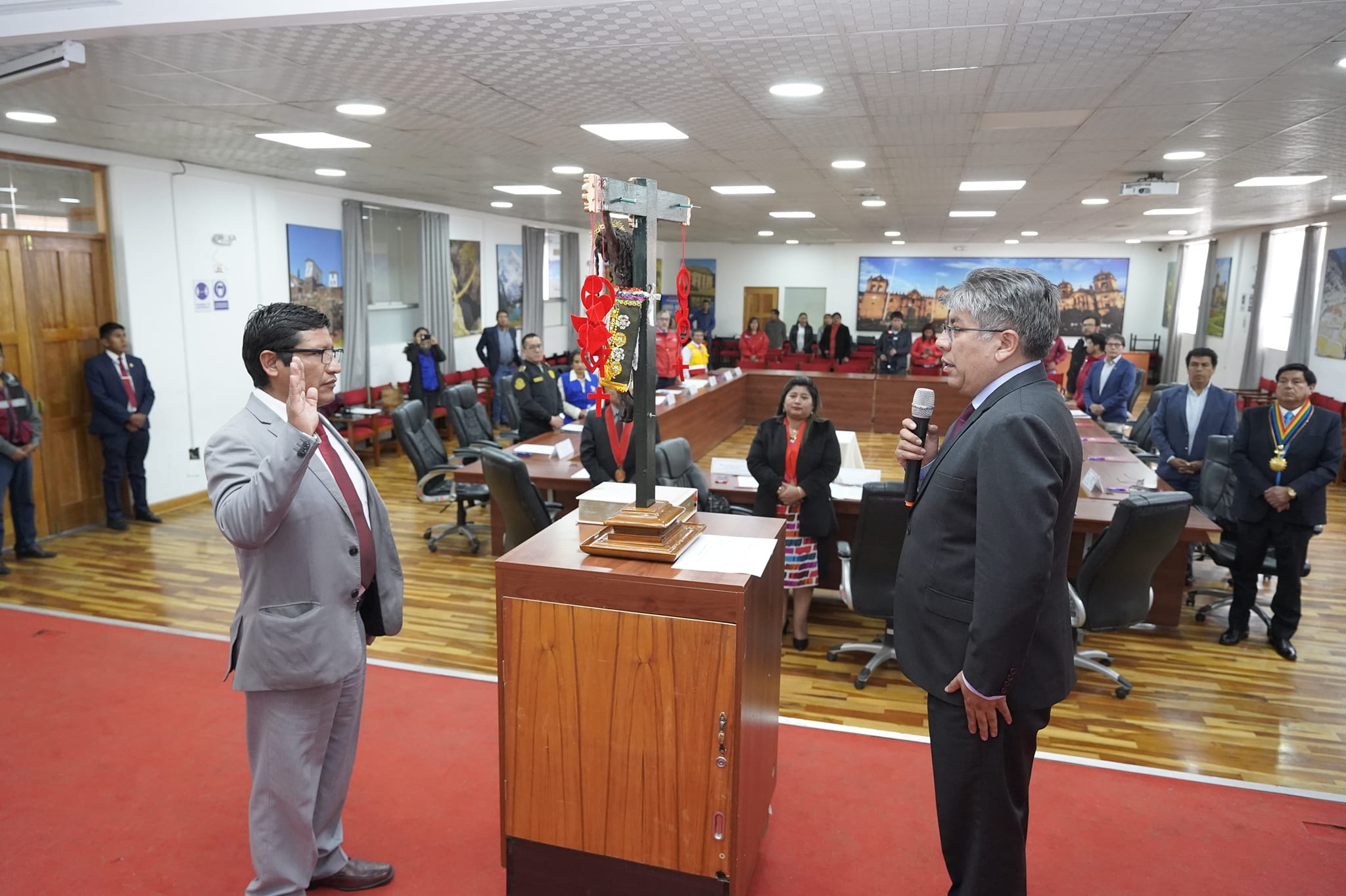 Presidenta de la Corte Superior de Justicia de Cusco juramentó como integrante del Comité de Seguridad Ciudadana