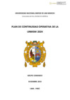Vista preliminar de documento PLAN DE CONTINUIDAD OPERATIVA - UNMSM F 