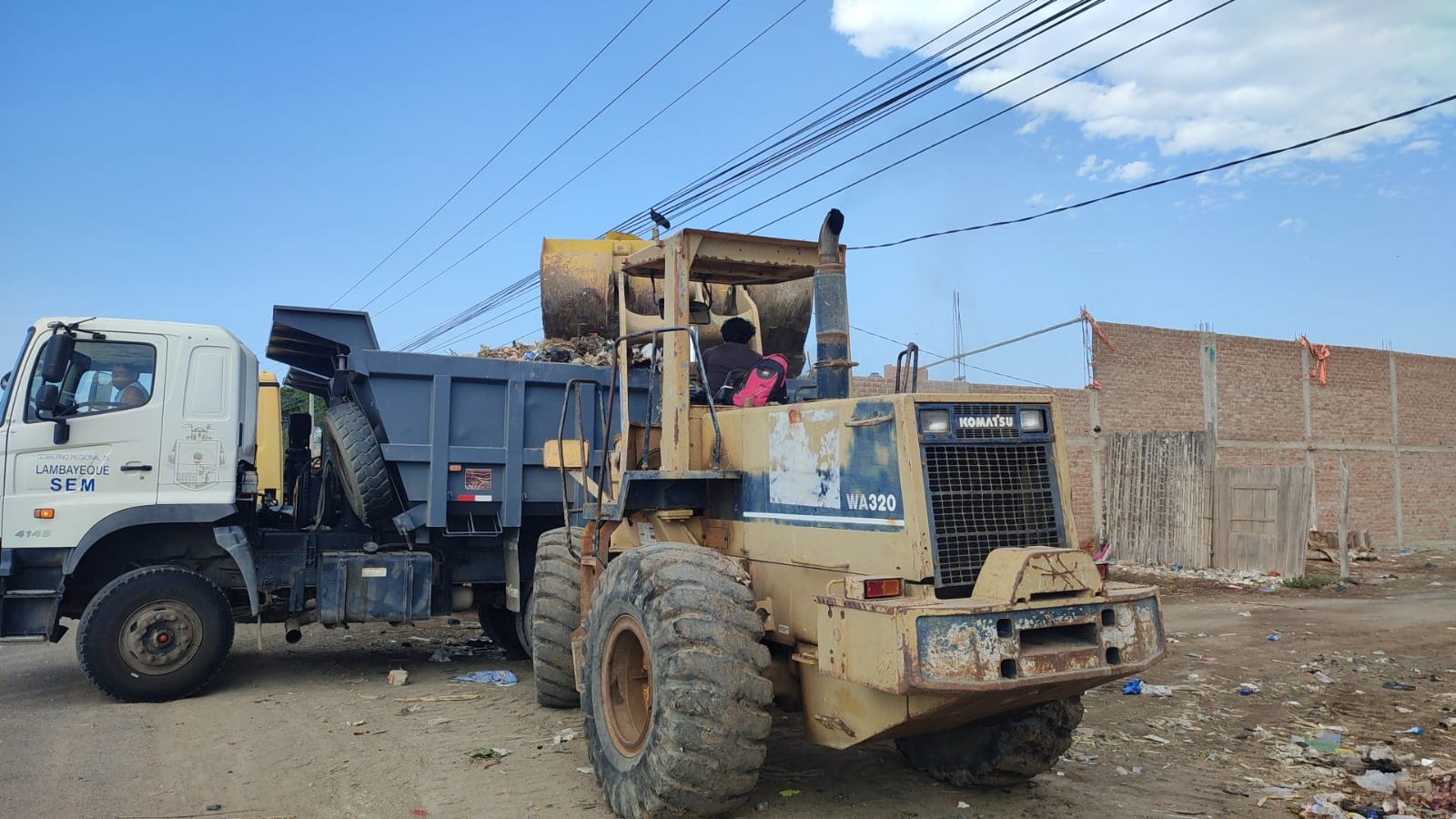 Municipalidad de Chiclayo recogerá más de 500 metros cúbicos de basura y desmonte en la salida a Ferreñafe