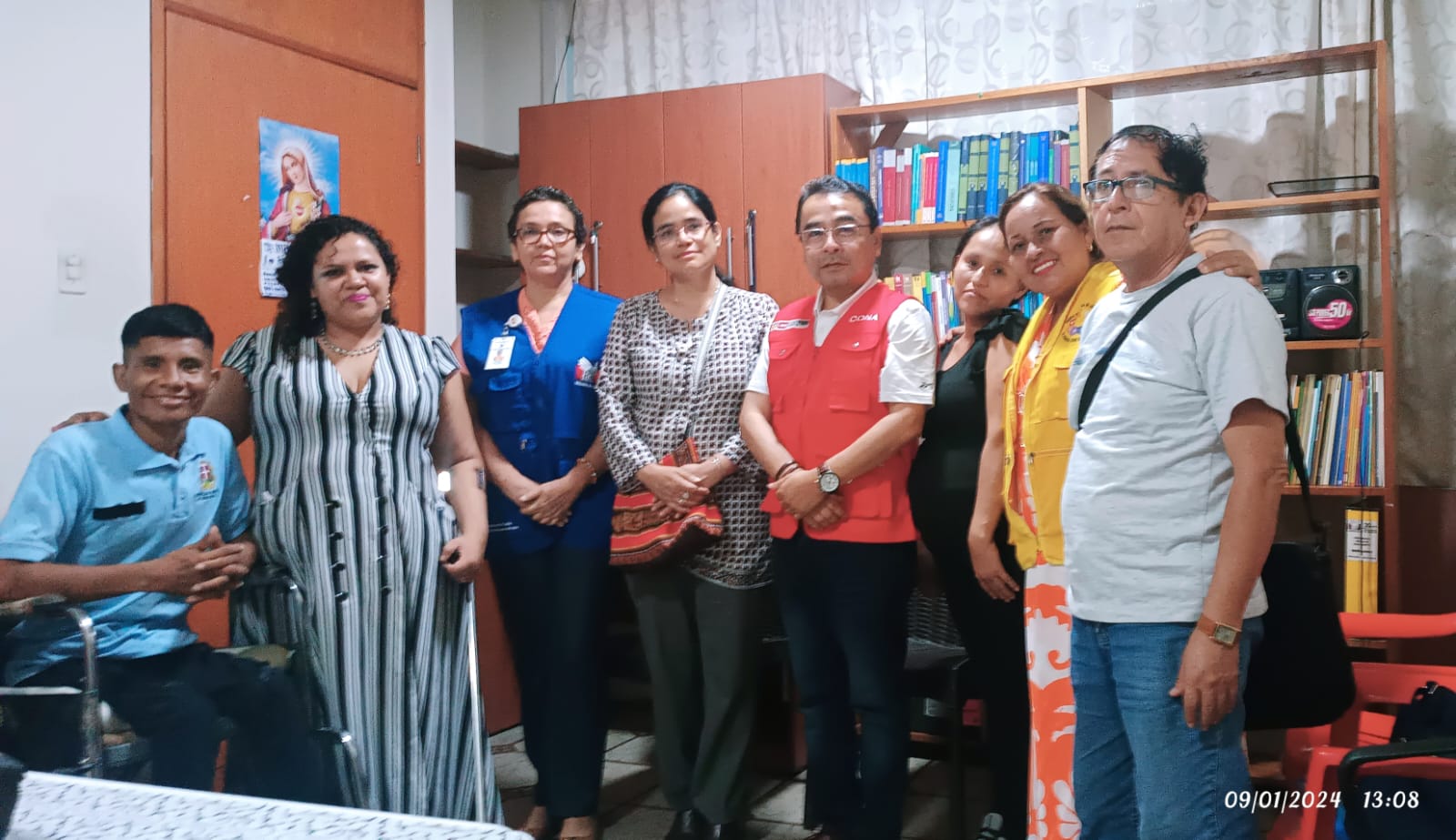 reunión con asociación de personas con discapacidad en loreto