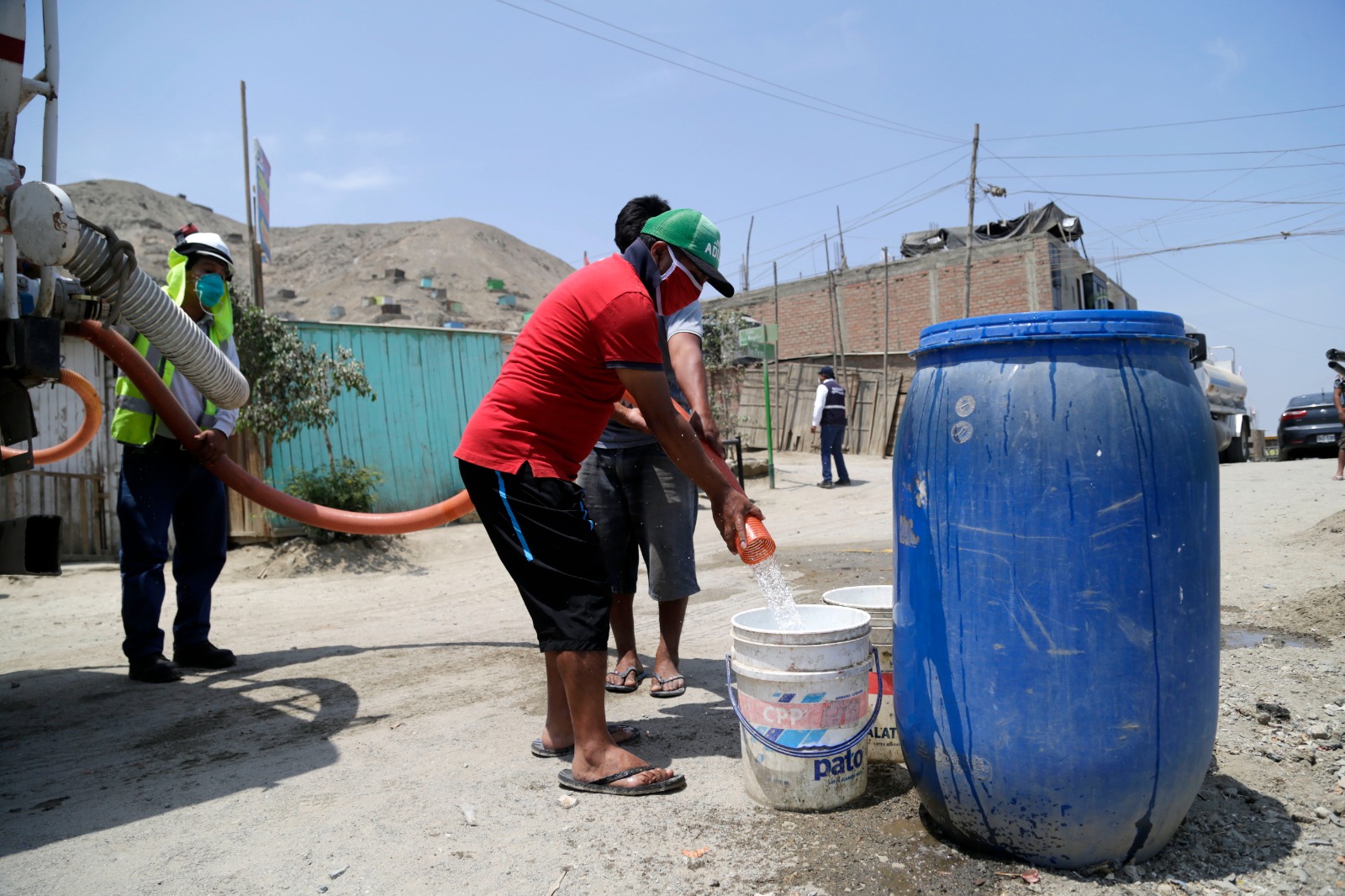 A partir de mañana, Sedapal realizará reparto de agua, a través de camiones cisternas, en zonas priorizadas.
