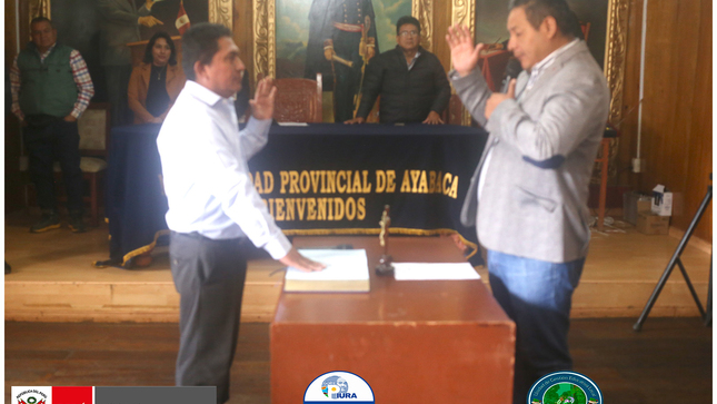 Director de UGEL Ayabaca juramenta como miembro del COPROSEC.