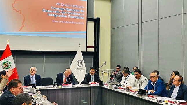 VIII sesión ordinaria del Consejo Nacional de Desarrollo de Fronteras e Integración Fronteriza.