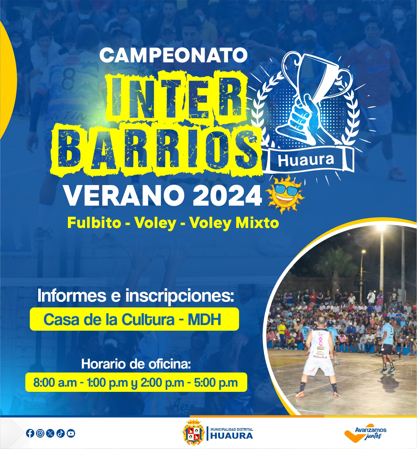 MUNICIPIO APERTURA INSCRIPCIONES PARA CAMPEONATO INTER BARRIOS VERANO 2024