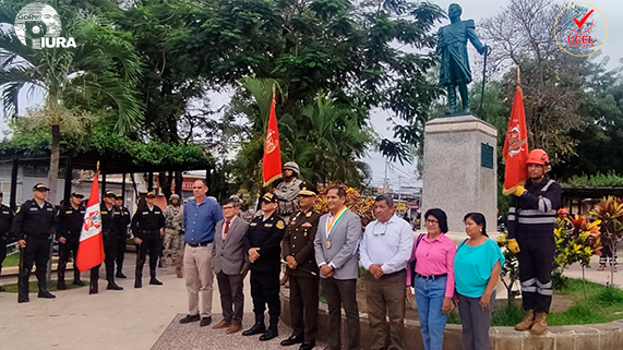 Director de UGEL Chulucanas participó de ceremonia de Reconocimiento al General de Brigada, Bernardo Pablo Ghersi Prado, Comandante General del Agrupamiento de Artillería "Coronel José Joaquín Inclán".