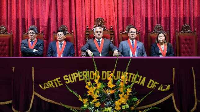 Corte superior de Justicia de Ica.