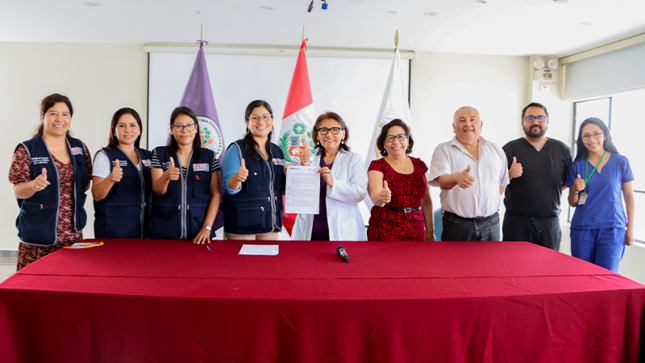 Foto 1 de Firman convenio para la atención integral de ITS-VIH y Hepatitis en Lima