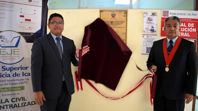 Corte Superior de Justicia de Ica.