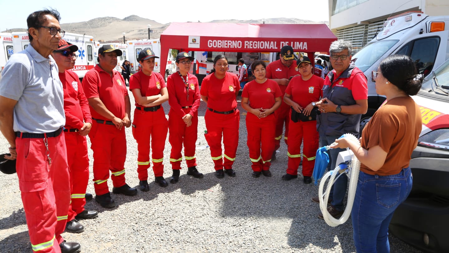 Gore Lima dotará de ambulancia a Compañía de Bomberos Voluntarios Huacho