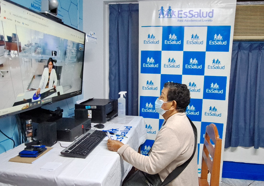 EsSalud Loreto: Más de 300 atenciones se han brindado gracias a la Teleconsulta de Iquitos, San Juan Bautista, Nauta y Requena