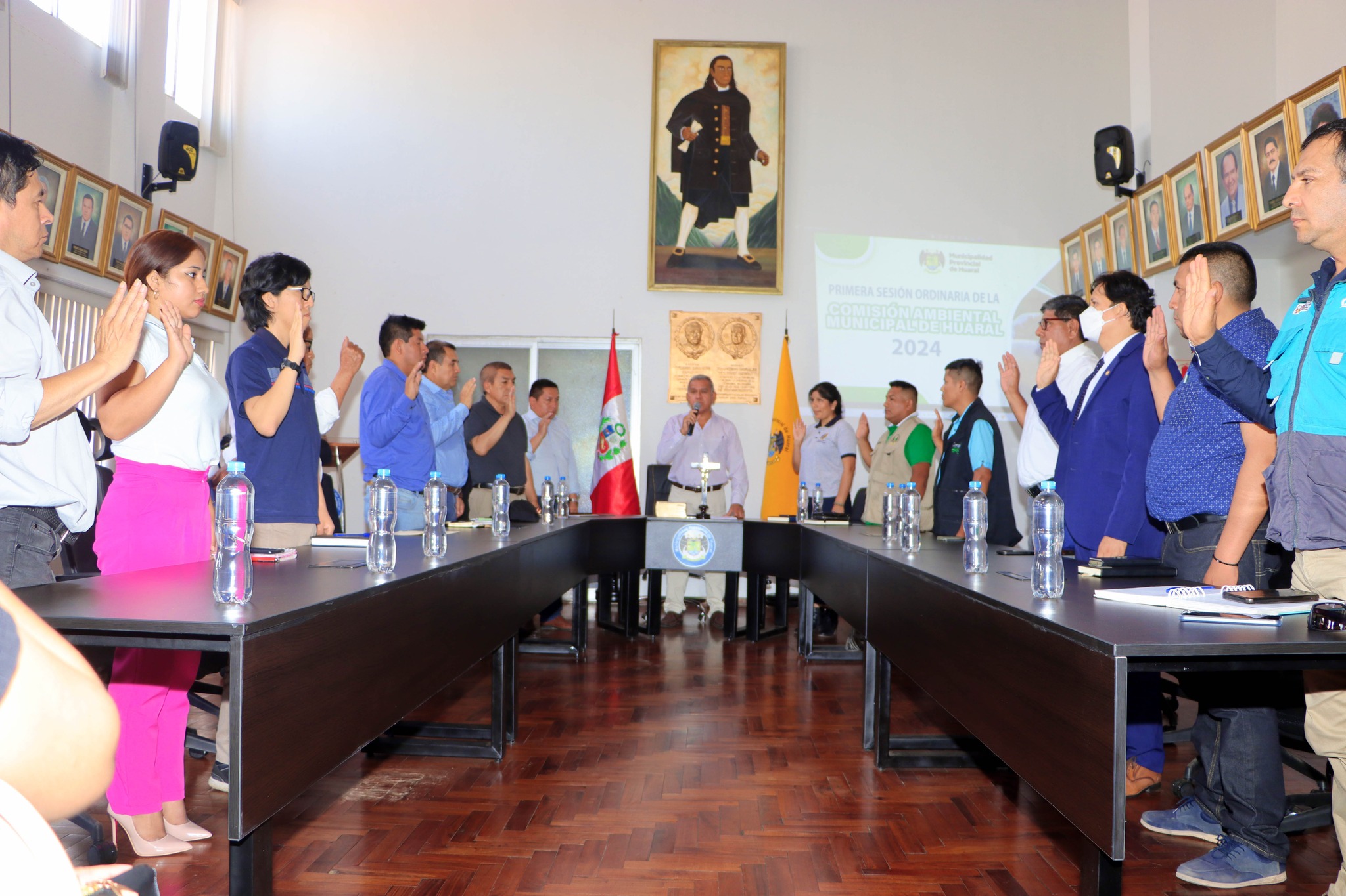 Se realiz贸 la Primera Sesi贸n Ordinaria de la CAM Provincial Huaral 2024