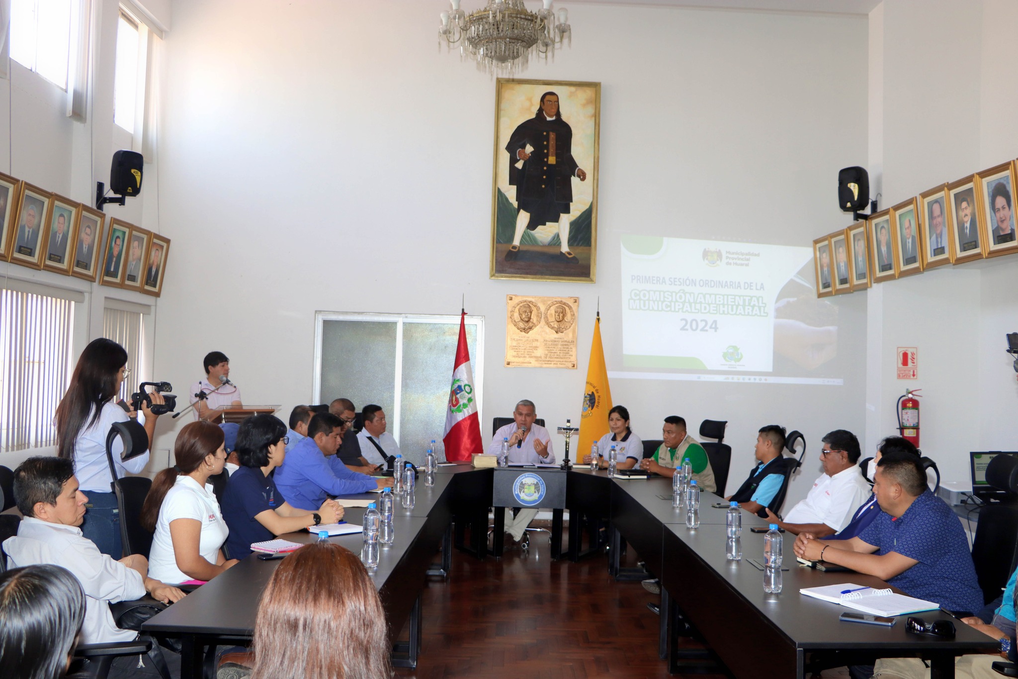 Se realiz贸 la Primera Sesi贸n Ordinaria de la CAM Provincial Huaral 2024