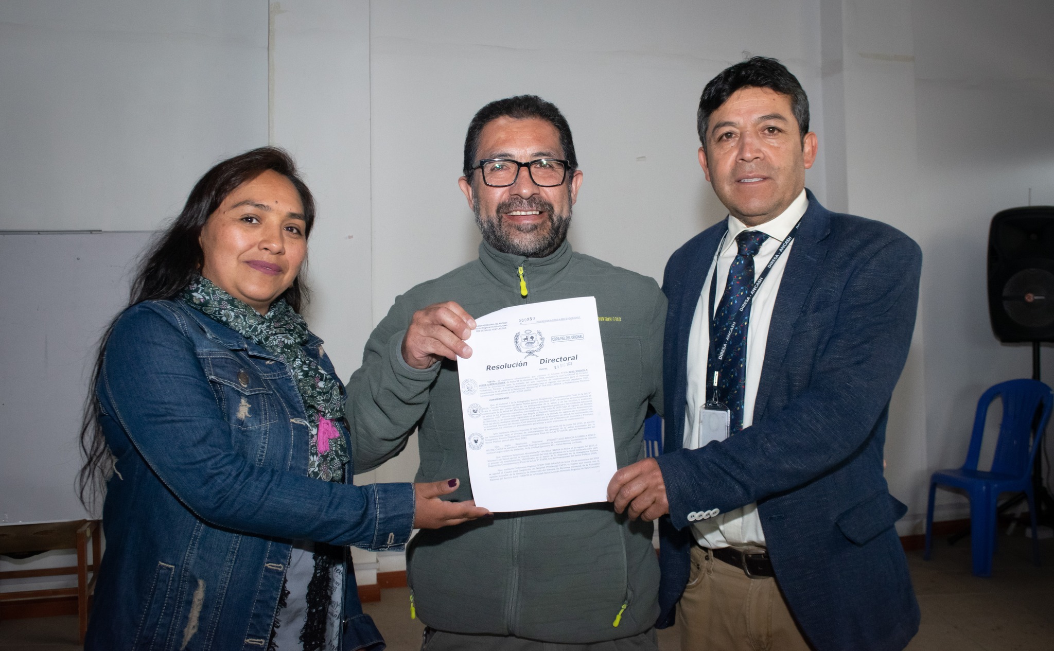 Se hizo entrega de Resoluciones de Nombramiento para profesionales de la salud
