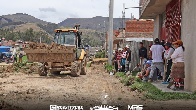 Mantenimiento de Vías en el C.P. La Punta, Barrio Libertad