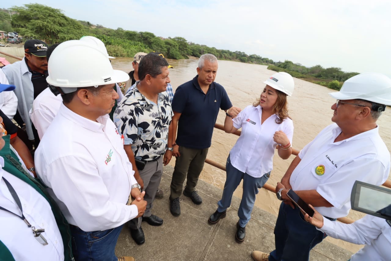 Bocatoma la Peña, ante las últimas   precipitaciones pluviales e incremento del río Tumbes.