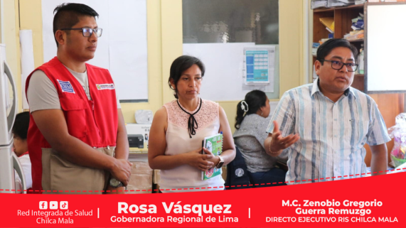 Director Ejecutivo se reúne con personal administrativo de la RIS Chilca Mala.