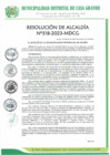 Vista preliminar de documento Resolución de Alcaldía 318-2023