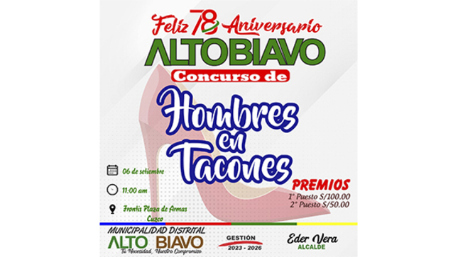 Concurso de Hombres en Tacones