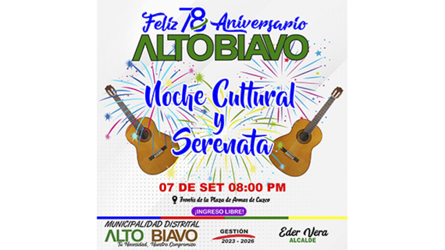 Noche Cultural y Gran Serenata