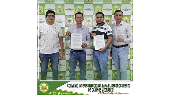 Convenio Interinstitucional Para Reconocimiento de Caminos Vecinales