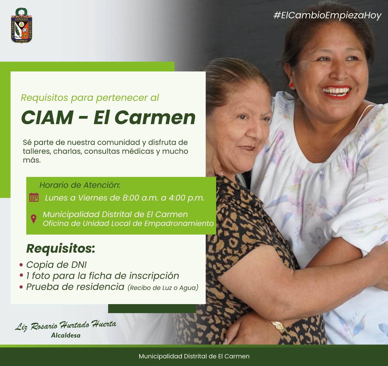 REQUISITOS PARA PERTENECER AL CIAM