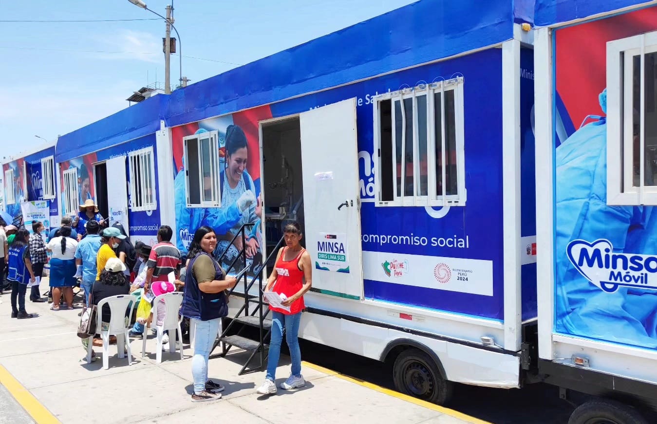 Minsa Móvil: Inicia su recorrido de atención especializada en los distritos de Lima Sur