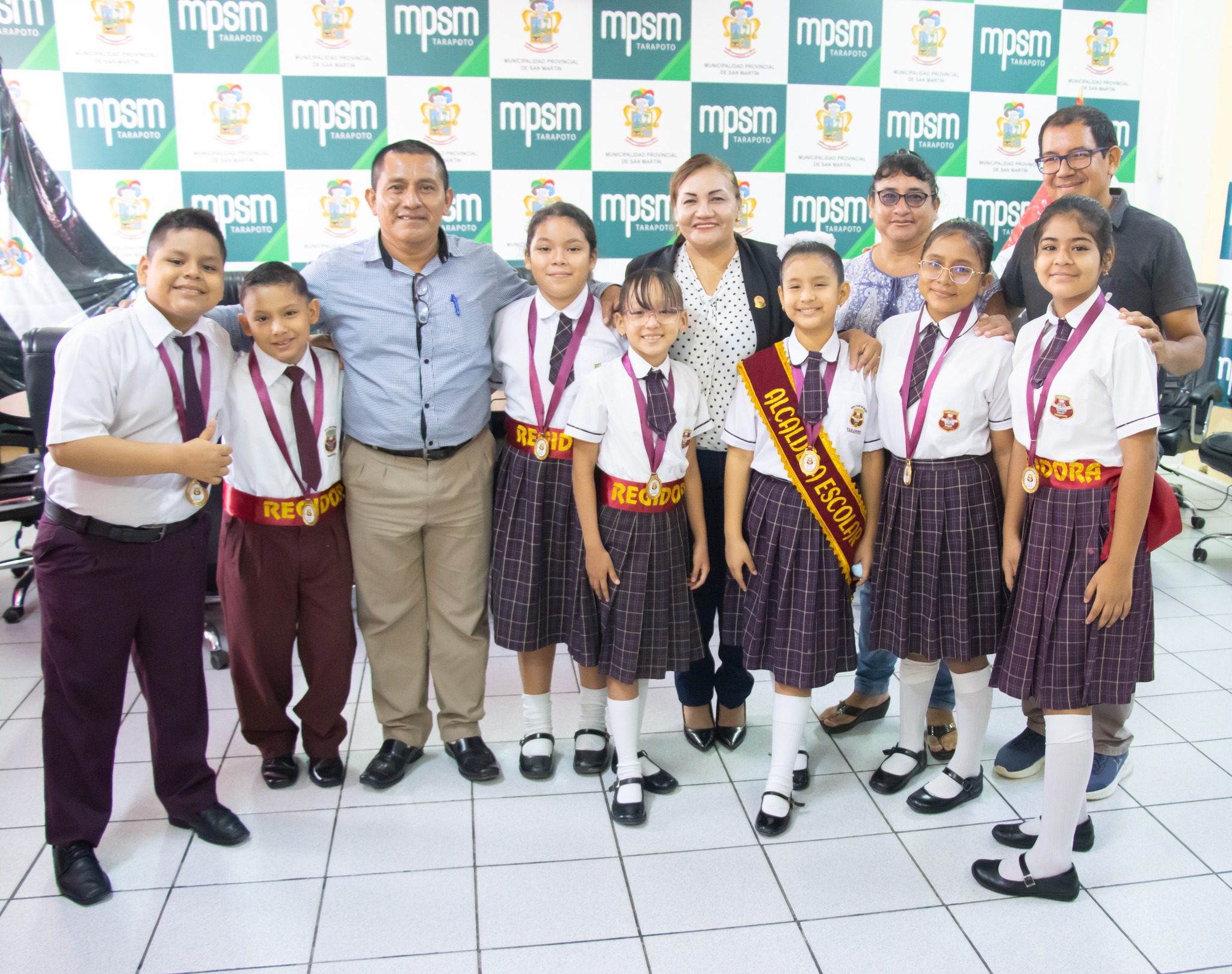 Visita del Concejo Municipal Escolar de la Instituciรณn Educativa Nยฐ 0018.
