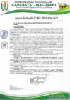Vista preliminar de documento DECRETO DE ALCALDÍA N° 001-2024-MPC-M-A