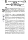 Vista preliminar de documento Resolución de Gerencia Municipal N° 121-2023-GM/ MDC