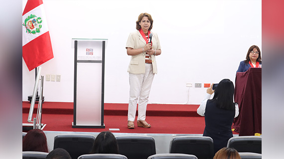 Presidenta de la Corte Superior de Justicia del Callao, Teresa Soto Gordon, inauguró programa Secigra Derecho 2024