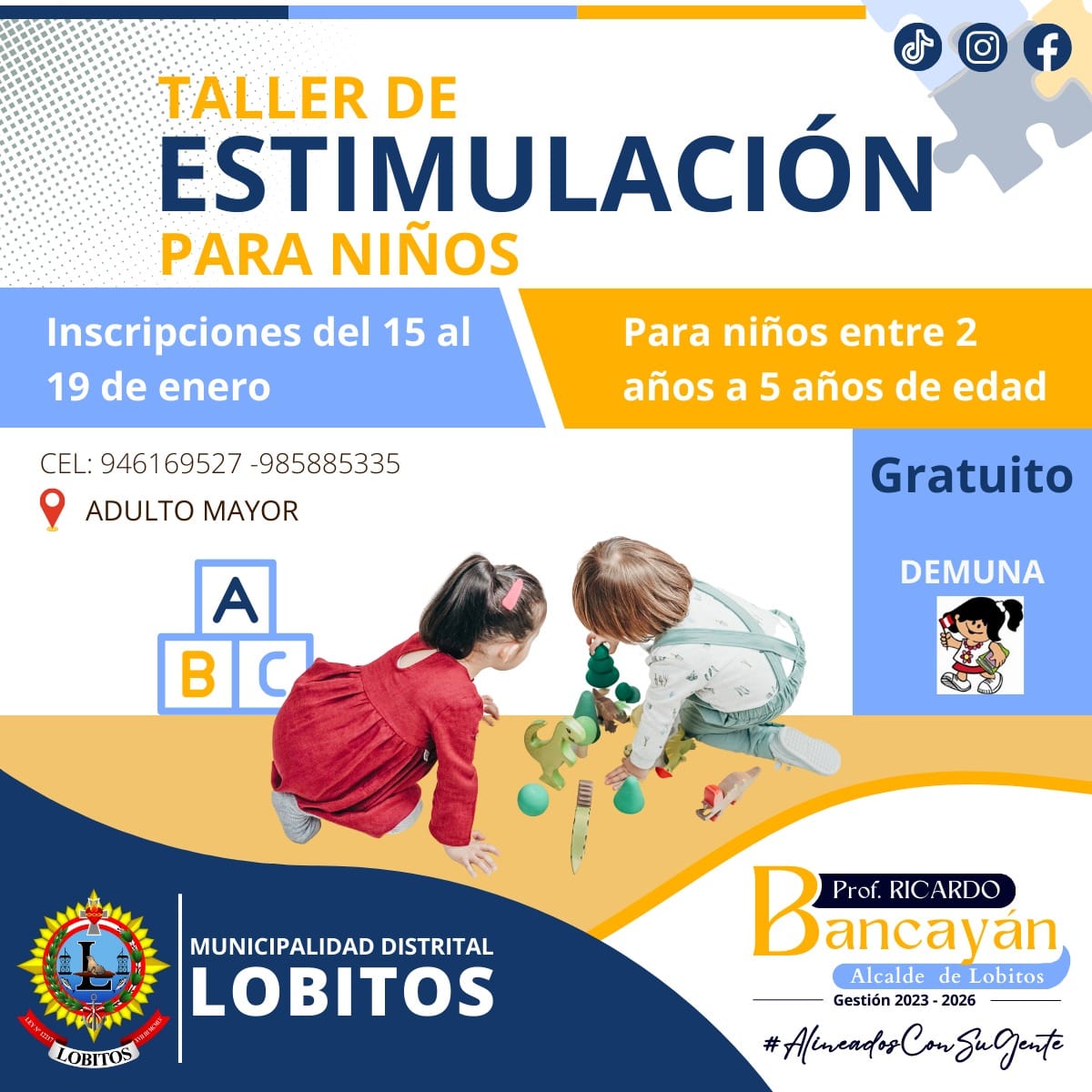 Archivo JPG de Demuna Desarrollará Taller De Estimulación Para Niños Lobiteños
