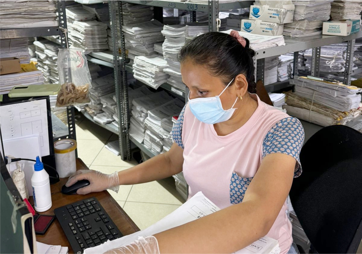 Jueces y personal judicial lograron inventariar más de 37 mil expedientes en un día
