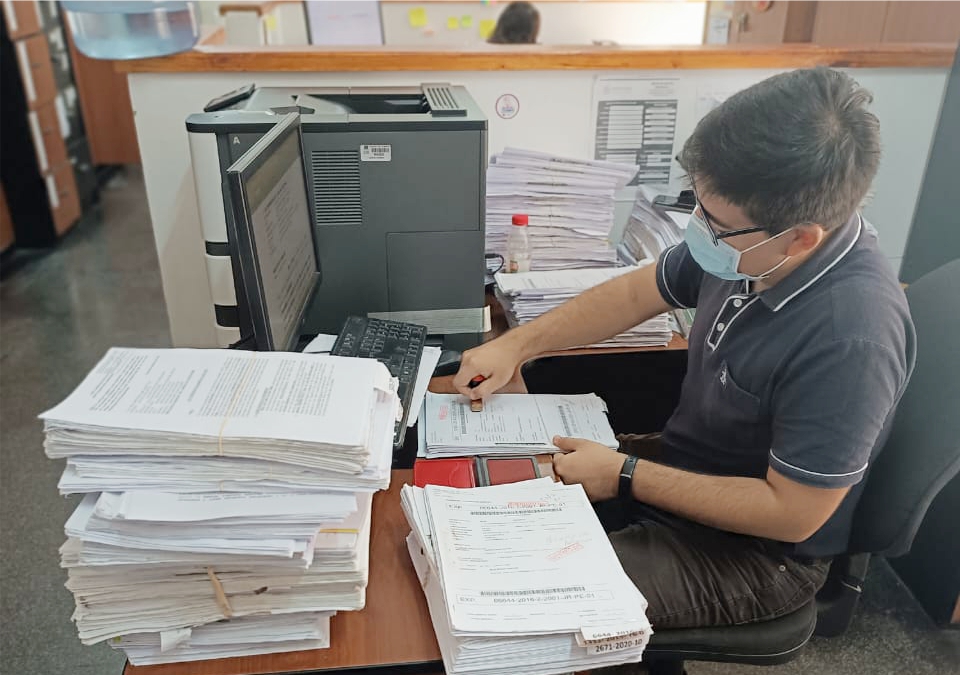 Jueces y personal judicial lograron inventariar más de 37 mil expedientes en un día