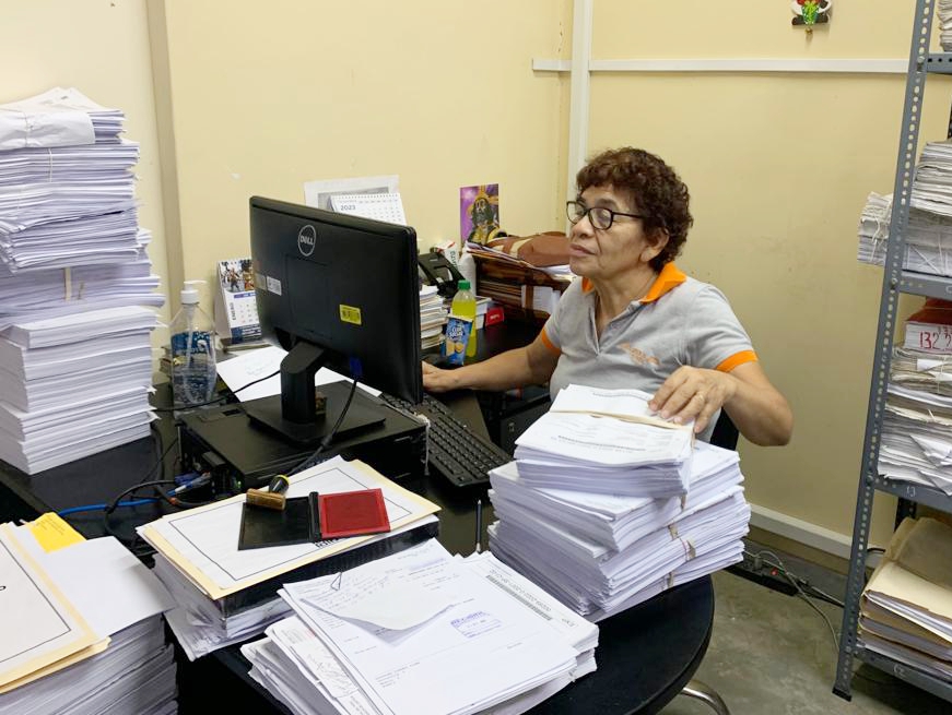 Jueces y personal judicial lograron inventariar más de 37 mil expedientes en un día