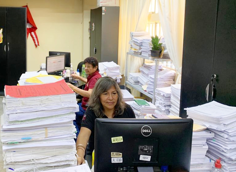 Jueces y personal judicial lograron inventariar más de 37 mil expedientes en un día