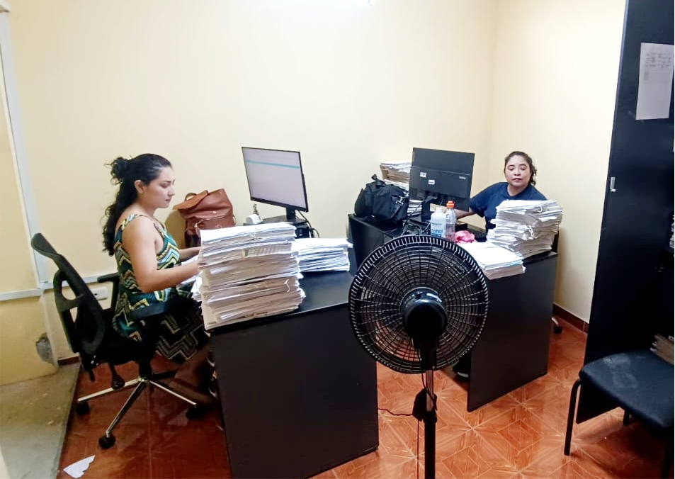 Jueces y personal judicial lograron inventariar más de 37 mil expedientes en un día