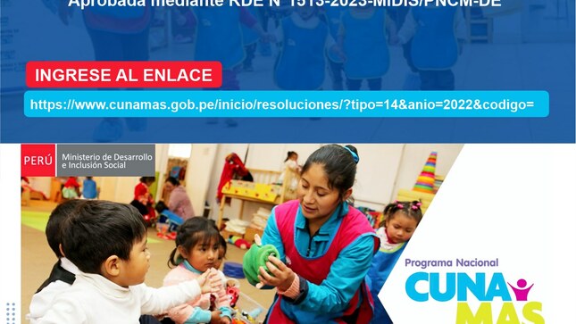 PROGRAMA NACIONAL "CUNA MÁS" CONVOCA AL TERCER PROCESO DE SELECCIÓN DE PROVEEDORES DE ALIMENTOS PERECIBLES PARA LA ATENCIÓN ALIMENTARIA DE NIÑOS DURANTE EL AÑO 2024