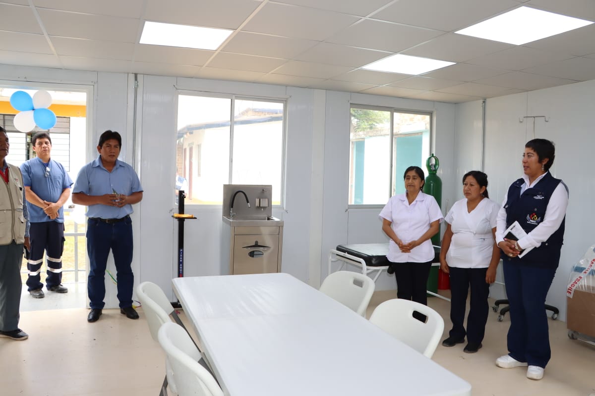 Geresa Lambayeque habilita módulos para atención de emergencias en 6 establecimientos de salud