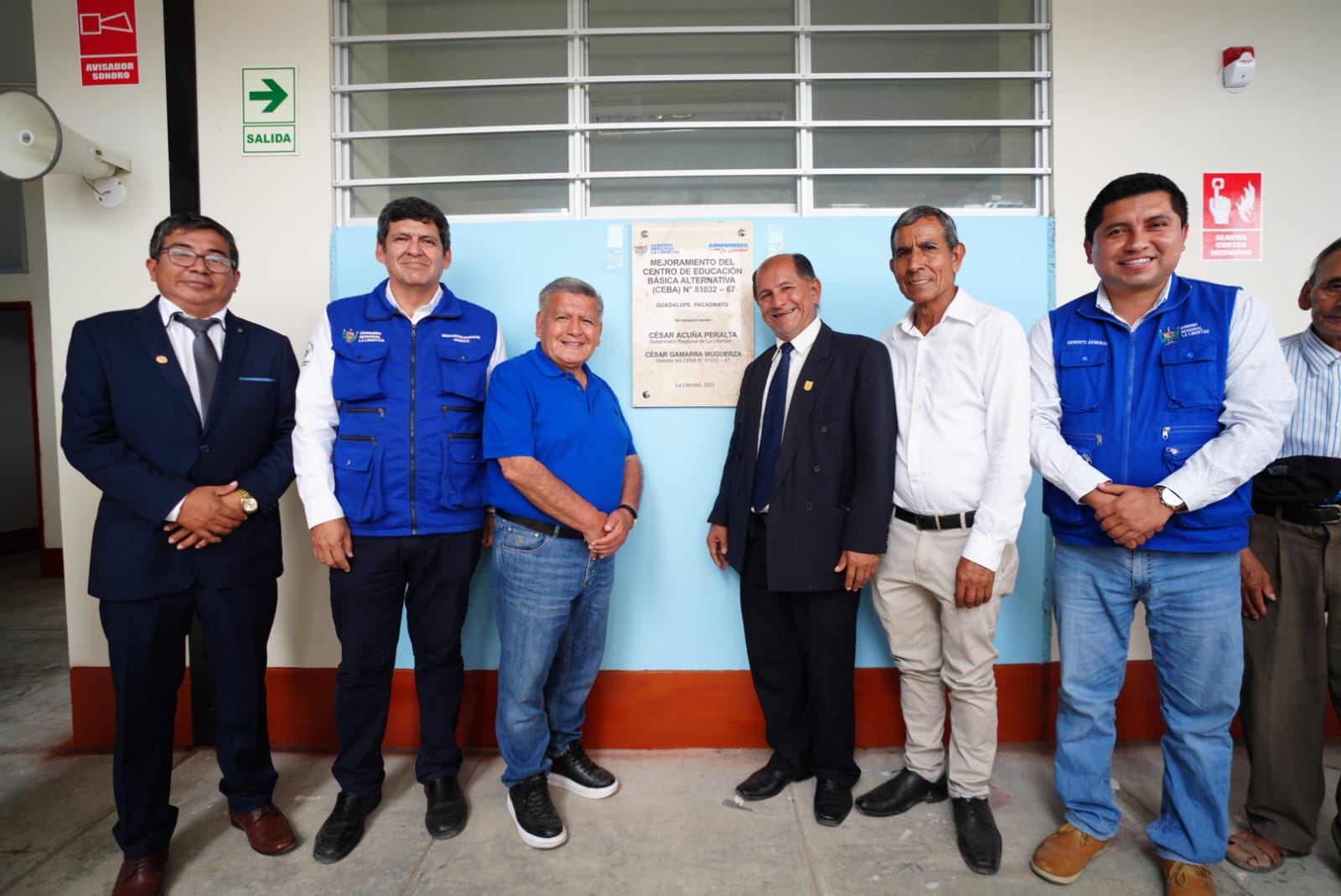 Gore La Libertad inauguró la nueva infraestructura del CEBA de Guadalupe