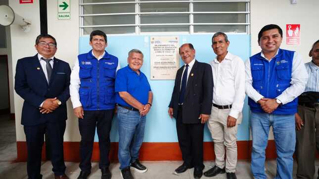 Gore La Libertad inauguró la nueva infraestructura del CEBA de Guadalupe