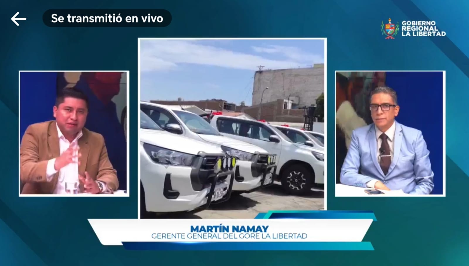 Martín Namay: "Las 18 camionetas no han sido recepcionadas ni canceladas"