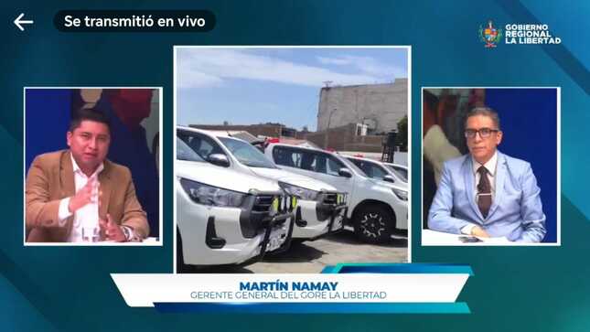 Martín Namay: "Las 18 camionetas no han sido recepcionadas ni canceladas"